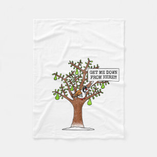Partridge In A Pear Tree, Christmas Carol Singing  Fleece Blanket