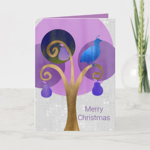 Partridge in a Pear Tree Christmas Holiday Card
