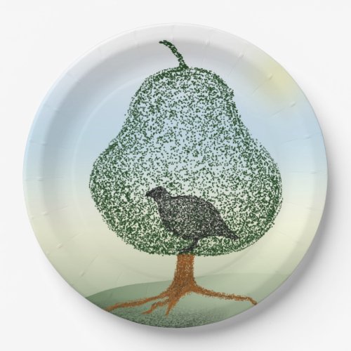 Partridge In A Pear Tree Christmas Humor Holidays Paper Plates