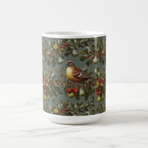 Partridge in a pear tree coffee mug
