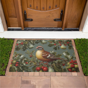 Partridge in a pear tree doormat