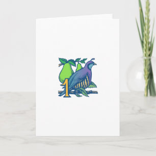 Partridge in a Pear Tree Holiday Card