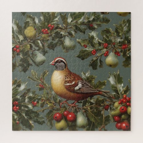 Partridge in a pear tree jigsaw puzzle