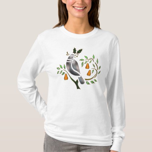 Partridge In A Pear Tree Longsleeve Shirt