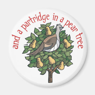 Partridge in a Pear Tree Magnet
