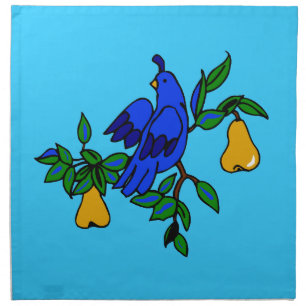 Partridge In A Pear Tree Napkins