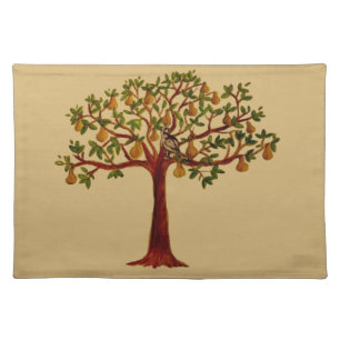 Partridge in a Pear Tree Placemats