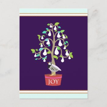 Partridge In A Pear Tree Postcard by pixiestick at Zazzle