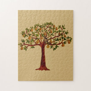 Partridge in a Pear Tree Puzzle Gift Box