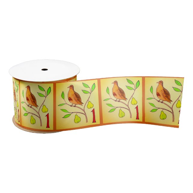 PARTRIDGE IN A PEAR TREE RIBBON (Spool)