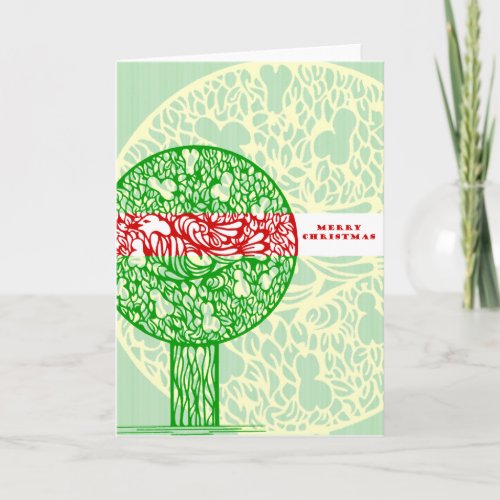 Partridge in Pear Tree Holiday Card