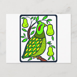 Partridge in Pear Tree Postcard