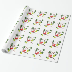 Partridge In Pear Tree Wrapping Paper