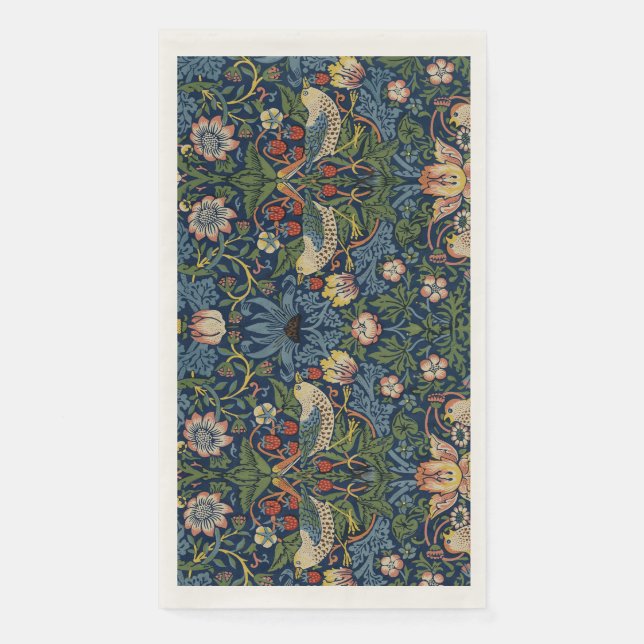 Partridges in a Floral Tree  Paper Guest Towels (Front)