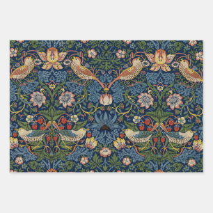 Partridges in a Floral Tree  Wrapping Paper Sheets