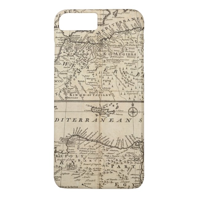 Parts of Barbary, Africa Case-Mate iPhone Case (Back)