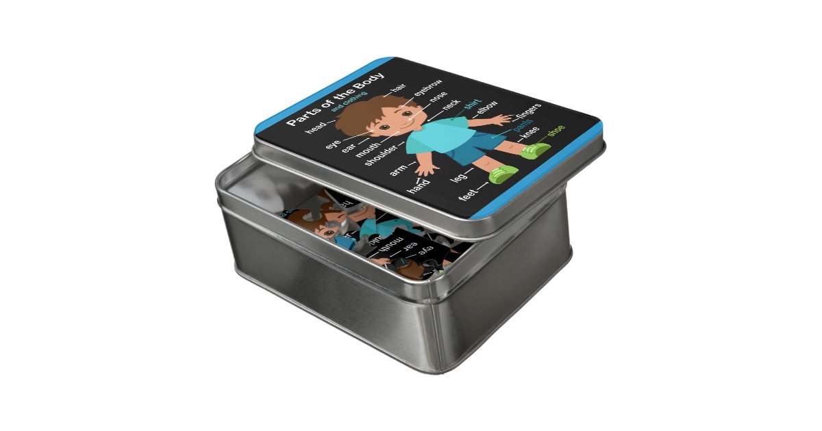 Parts of the Body Acrylic Jigsaw Puzzle | Zazzle