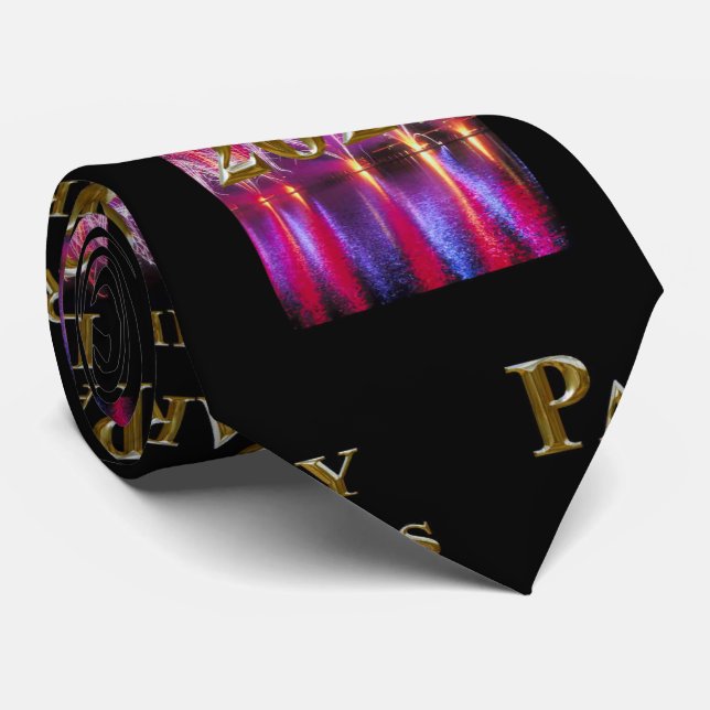 PARTY 2021 NECK TIE (Rolled)