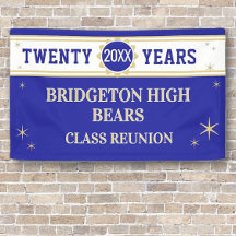 Party! 20th Reunion Celebration Banner