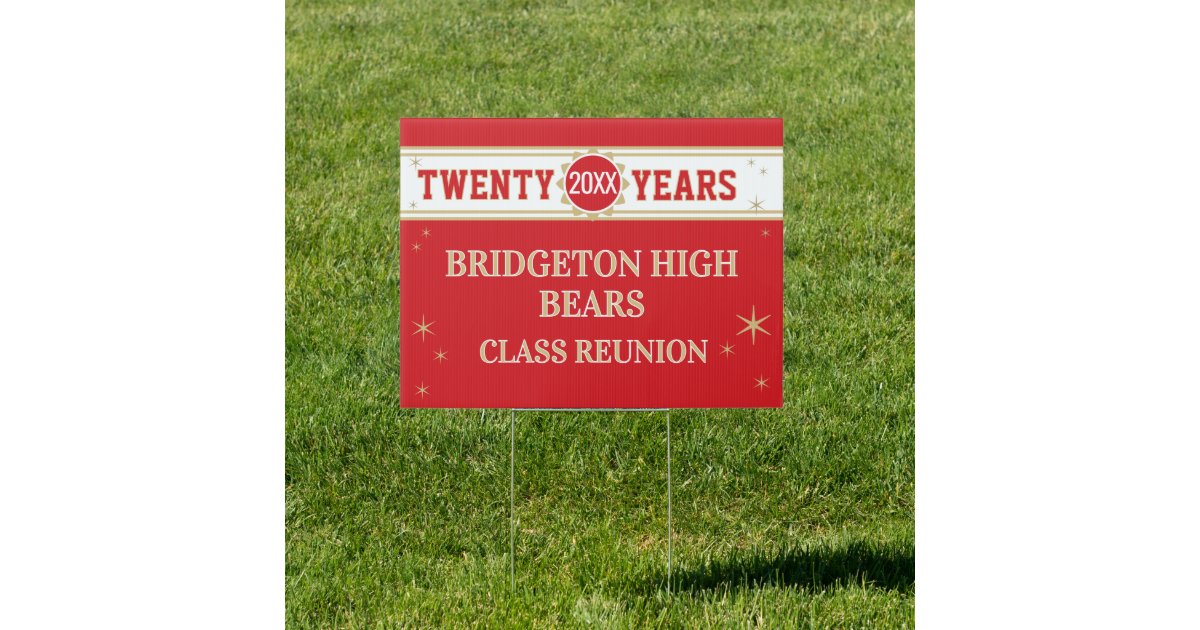 Big Banner! 50-Year Reunion Sign