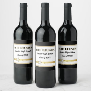 Party! 40th Class Reunion custom  Wine Label