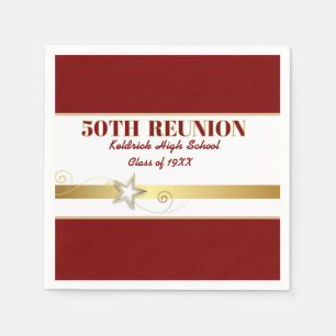 Party! 50th Class Reunion custom Napkins