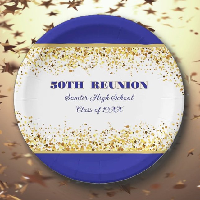 Party! 50th Class Reunion custom  Paper Plates (Creator Uploaded)