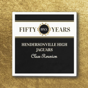 Party! 50th Reunion Celebration Napkins
