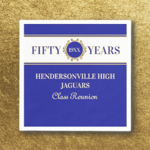 Party! 50th Reunion Celebration Napkins