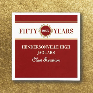 Party! 50th Reunion Celebration  Napkins