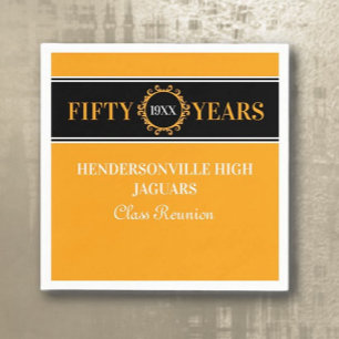 Party! 50th Reunion Celebration Napkins