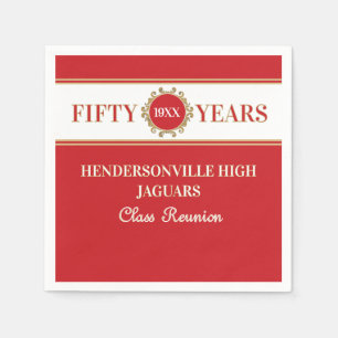 Party! 50th Reunion Celebration Napkins
