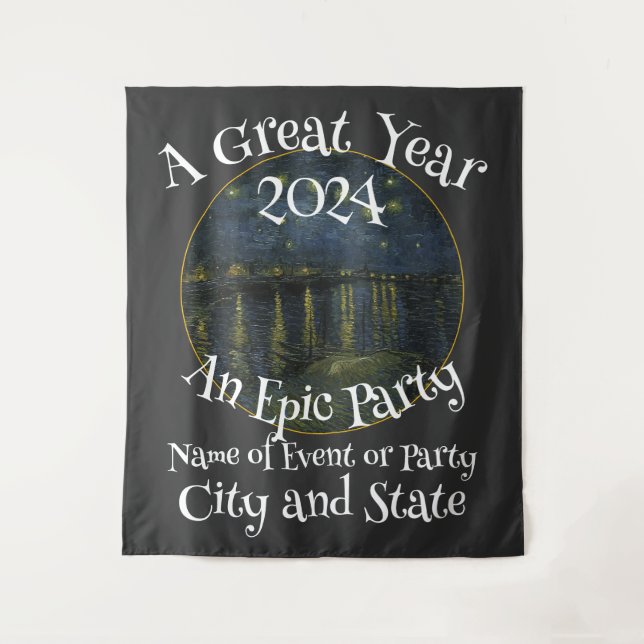 Party A Great Year An Epic Party Tapestry (Front)