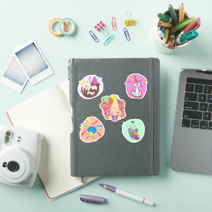 Party Animal 5 Pack Collection Sticker