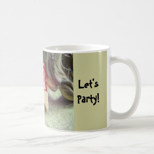 Party Animal Bearded Dragon Coffee Mug