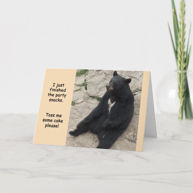 party animal birthday card (Front)