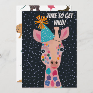 Party Animal Birthday Invitation