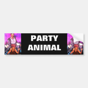 PARTY ANIMAL bumper sticker