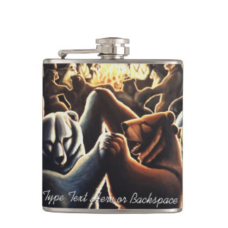 Party Animal Flask Custom Bear Drink Flask