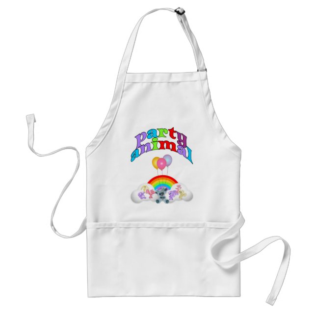 Party Animal Fun Adult Apron (Front)