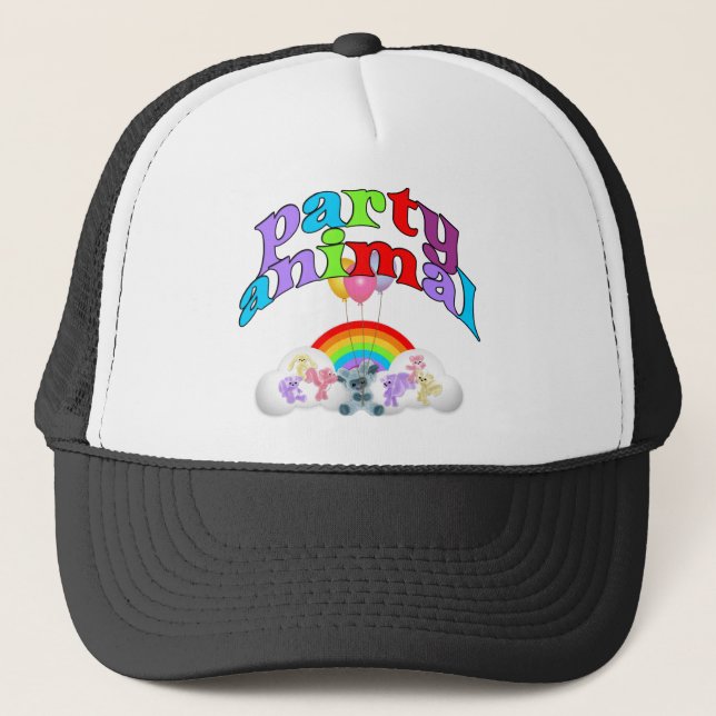 Party Animal Fun Trucker Hat (Front)