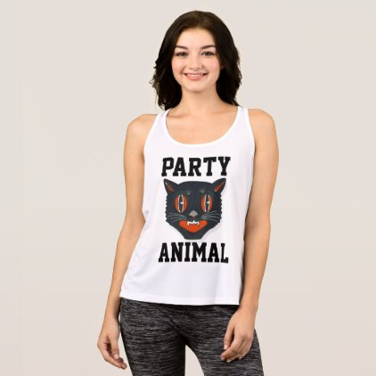 PARTY ANIMAL Funny CAT T-shirts & tank tops