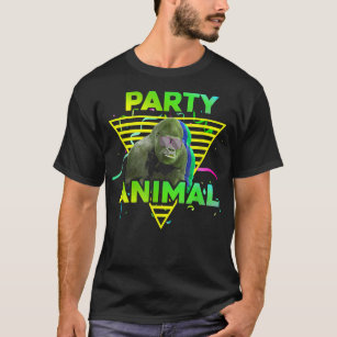PARTY ANIMAL Funny Gorilla Girl Boy Kid Birthday P T-Shirt
