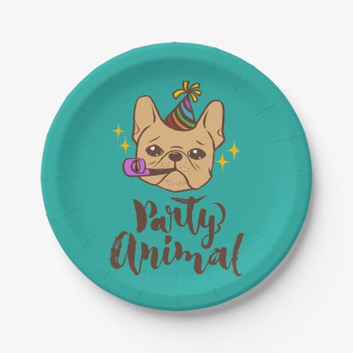 Party Animal _ Hand Lettering Typography Design Paper Plates