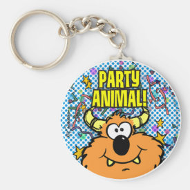 Party Animal Keychain