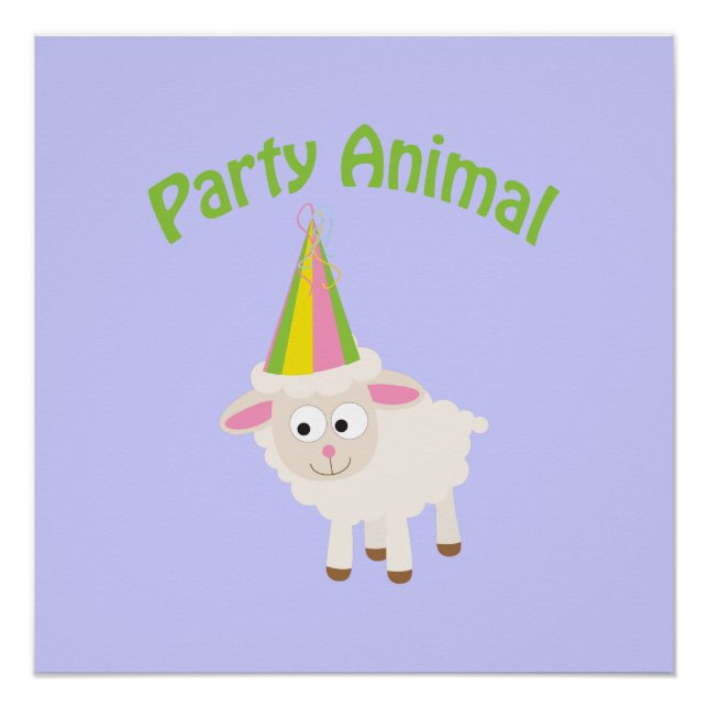 Party Animal Lamb Poster (Front)