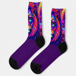 PARTY ANIMAL, LION SOCKS