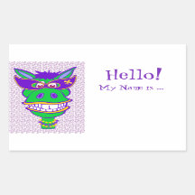 Party Animal Mardi Gras Mule Name Tags