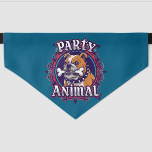 Party Animal Redux Pet Bandana Collar