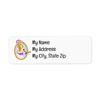 Party Animal Return Address Label